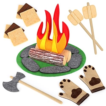 Kids Camping Play Tent Set for Adventurous 3 to 7 Year Olds