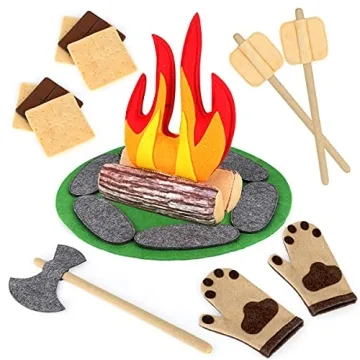 Kids Camping Play Tent Set for Adventurous 3 to 7 Year Olds