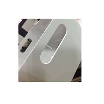 Pantry Organization And Storage Baskets, Open Storage Box Under Sink Organizers,Kitchen Cabinet and Pantry Storage Organizer Bin - two cut-out handles that make 9.4 x 6.7 x 4.3 Inches (White)