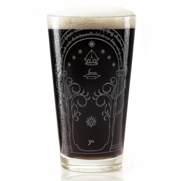 Engraved 16oz Pint Glass Inspired by The Lord of the Rings