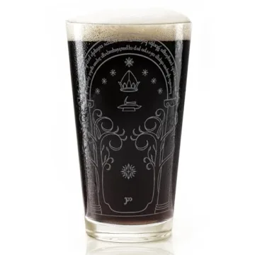 Engraved 16oz Pint Glass Inspired by The Lord of the Rings