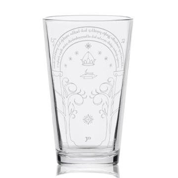 Engraved 16oz Pint Glass Inspired by The Lord of the Rings