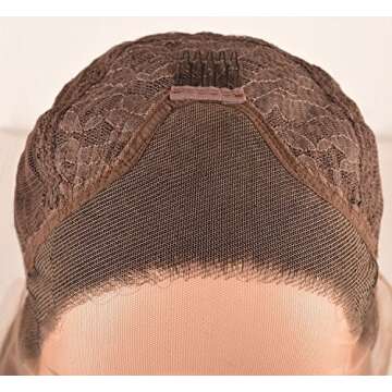 BESTUNG Long Copper Red Synthetic Lace Front Wig Heat Resistant Body Wave Lace Front Wavy Wigs Free Part Natural Hair Wig for Women 24 Inch Fashion Glueless (24 Inch, Copper Red)