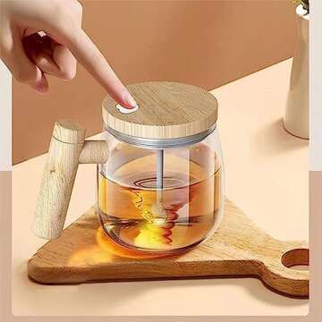 LAUPVXA Electric Self Stirring Mixing Mug for All Drinks