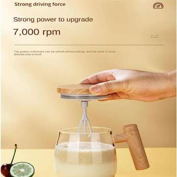 LAUPVXA Electric Self Stirring Mixing Mug for All Drinks