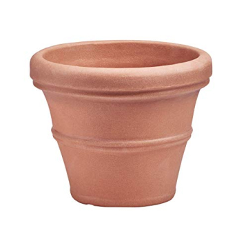 Crescent Garden Brunello Planter - 20-Inch Weathered Terracotta