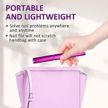 EAONE Crystal Glass Nail File with Case 3 Pack, Double-Sided Etched Fingernail Files for Natural Nails Professional Footnail Care Tool, Stocking Stuffers for Women Girls Gifts