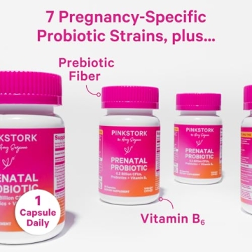 Pink Stork Prenatal Probiotics for Women - Morning Sickness Relief