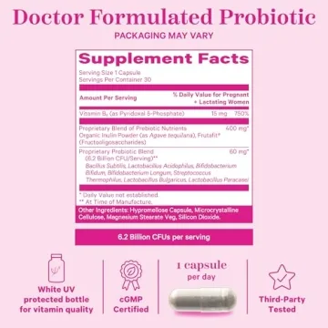 Pink Stork Prenatal Probiotics for Women - Morning Sickness Relief