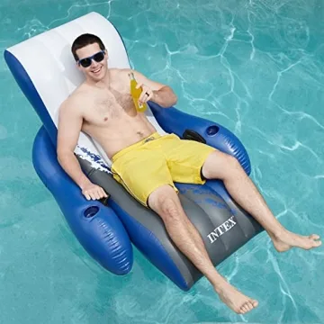 Intex Inflatable Lounge Chair with Cup Holders