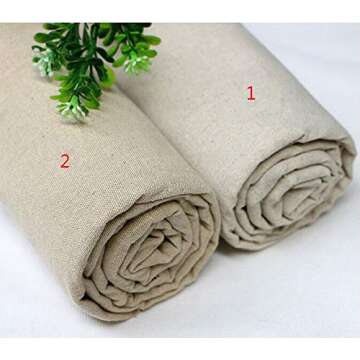 Organic Nature Linen Needlework Fabric for Crafts