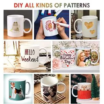 DANALLAN Sublimation Mugs | Set of 12 White Ceramic Cups