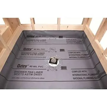 Oatey 40 mil PVC Shower Pan Liner for Waterproofing