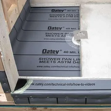 Oatey 40 mil PVC Shower Pan Liner for Waterproofing