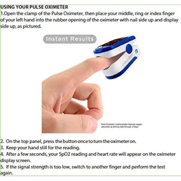 Accurate Dagamma DP100 Oximeter with LED Display and Case
