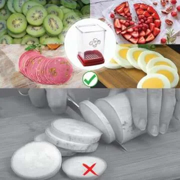 Shop the 365Home Cup Slicer for Quick Fruit Slicing