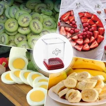 Shop the 365Home Cup Slicer for Quick Fruit Slicing