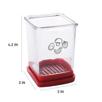 Shop the 365Home Cup Slicer for Quick Fruit Slicing