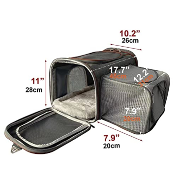 Mr. Peanut's Expandable Airline Approved Pet Carrier