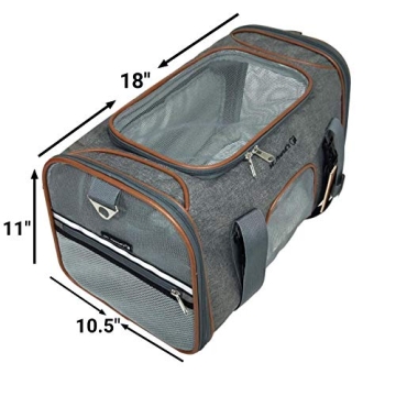 Mr. Peanut's Expandable Airline Approved Pet Carrier