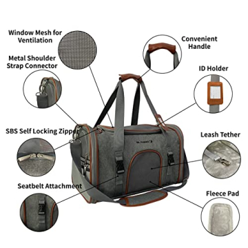 Mr. Peanut's Expandable Airline Approved Pet Carrier