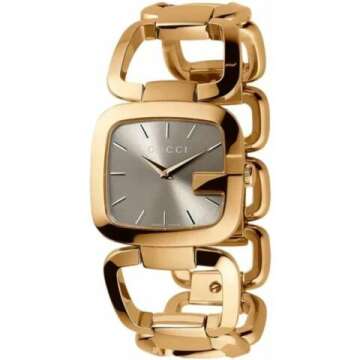Gucci Women's Stainless Steel Brown Dial Watch YA125408