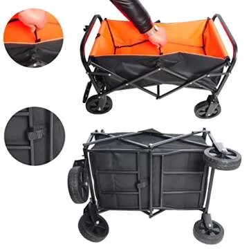 Foldable Garden Beach Cart for Outdoor Adventures