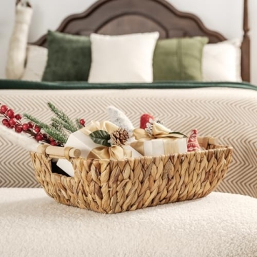 StorageWorks Hand-Woven Storage Baskets Set for Home