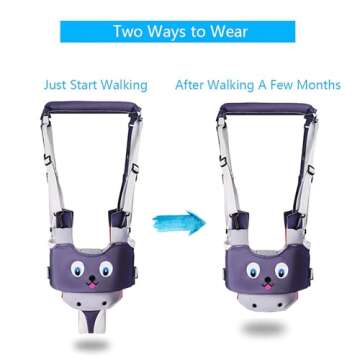 IULONEE Baby Walker, Handheld Kids Toddler Walking Harness Helper Assistant Protective Belt Child Ac...