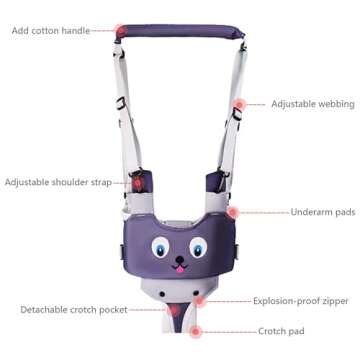 IULONEE Baby Walker Harness for Toddlers 7-24 Months