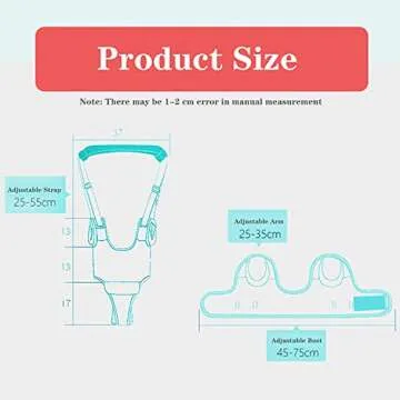 IULONEE Baby Walker Harness for Toddlers 7-24 Months