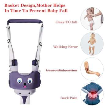 IULONEE Baby Walker Harness for Toddlers 7-24 Months