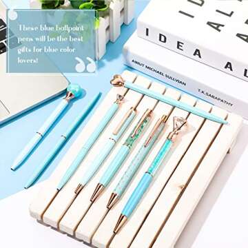 Janmini 9-Piece Ballpoint Pen Set for Creative Writing