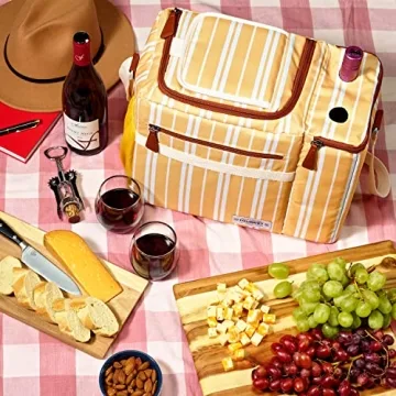 Fit + Fresh Large Cooler Bag for Travel and Picnics