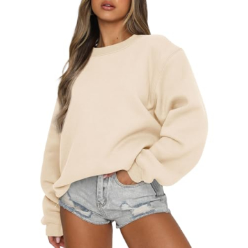 EFAN Womens Oversized Sweatshirts Crewneck Y2K Hoodies Fall Fashion Outfit