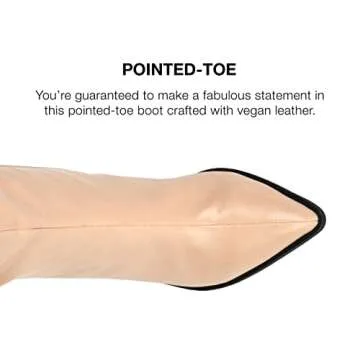 Journee Womens Daria Tru Comfort Foam Extra Wide Calf Stacked Heel Knee High Boots