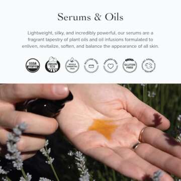 evanhealy Rosehip Calming Serum | Blue Skin Care Line with Organic Whole Essential Oils | Nurturing, Soothing Facial Oil Serum | Organic Facial Oil For Sensitive, Reactive Skin