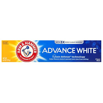 ARM & HAMMER Advance White Extreme Whitening Toothpaste with Baking Soda & Peroxide - 4 Pack Twin Pa...