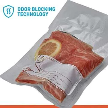 PrimalTek 11” x 20’ Cut-to-Size Vacuum Bag Rolls — 6 Rolls Included, User Friendly for Food Preservation — Microwave, Freezer and Boil Safe, BPA-Free, Compatible with Most Vacuum Sealer Machines