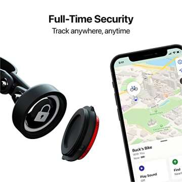 TagLock | AirTag Bike Mount, Hidden Apple AirTag Bicycle Reflector, Anti-Theft AirTag Case, Air Tag Holder, Bicycle GPS Tracker