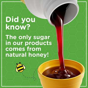 Zarbee’s Kids Cough + Mucus Daytime for Children 2-6 with Dark Honey, Ivy Leaf, Zinc & Elderberry, #1 Pediatrician Recommended, Drug & Alcohol-Free, Mixed Berry Flavor, 4FL Oz