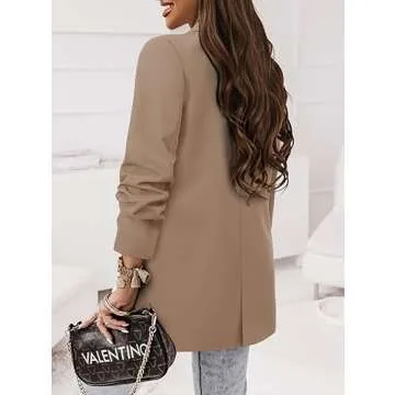 Elegant CRAZY GRID Women Blazer for Every Occasion