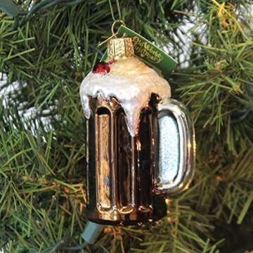 Unique Root Beer Float Christmas Ornaments Glass Blown