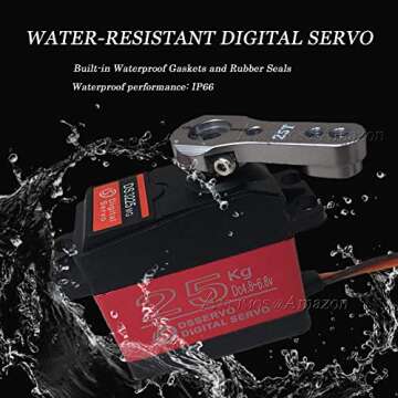 ANNIMOS 25KG Digital Servo - High Torque, Waterproof, for RC Car & Robot Control