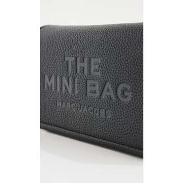 Chic Marc Jacobs Leather Mini Bag in Black for All Occasions