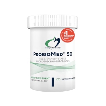 Designs for Health ProbioMed 50 Probiotics for Digestive Health - 10 Strains for Gut and Immune Supp...