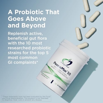 Designs for Health ProbioMed 50 Digestive Health Probiotic