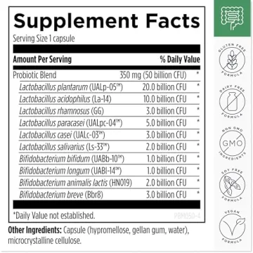 Designs for Health ProbioMed 50 Digestive Health Probiotic