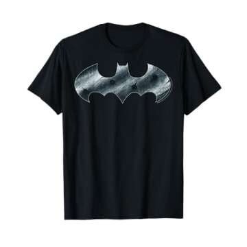 DC Comics Batman Steel Logo T-Shirt: Unleash Your Inner Hero with Style
