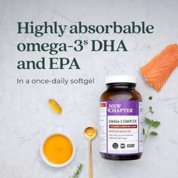Wild Alaskan Salmon Omega-3 Complex for Heart Health